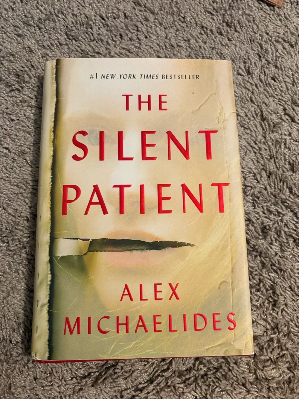 Target The Silent Patient Hardcover Book in Cream and Red